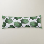 カンナトロピカナ熱帯葉グリーン ボディピロー (裏面)