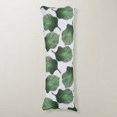 カンナトロピカナ熱帯葉グリーン ボディピロー (正面縦)