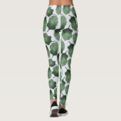 カンナトロピカナ熱帯葉グリーン レギンス (裏面)