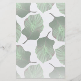 カンナトロピカナ熱帯葉グリーン 便箋