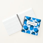 カンナトロピカナ葉ナ熱帯ブルー ノートブック (内部)