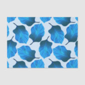 カンナトロピカナ葉ナ熱帯ブルー 薄葉紙 (正面)