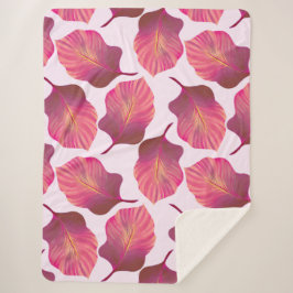 カンナトロピカ葉ナのピンク シェルパブランケット