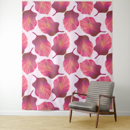 カンナトロピカ葉ナのピンク タペストリー
