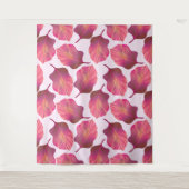 カンナトロピカ葉ナのピンク タペストリー (正面)