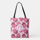 カンナトロピカ葉ナのピンク トートバッグ (裏面)