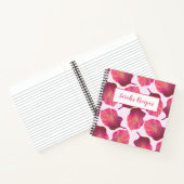 カンナトロピカ葉ナのピンク ノートブック (内部)