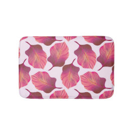 カンナトロピカ葉ナのピンク バスマット