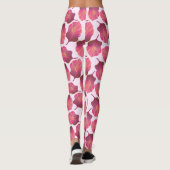 カンナトロピカ葉ナのピンク レギンス (裏面)