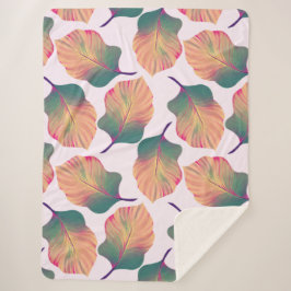 カンナトロピカ葉ナンズインパステル シェルパブランケット