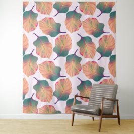 カンナトロピカ葉ナンズインパステル タペストリー