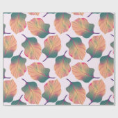 カンナトロピカ葉ナンズインパステル ラッピングペーパー (フラット)