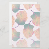 カンナトロピカ葉ナンズインパステル 便箋 (正面/裏面)
