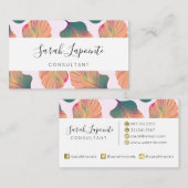 カンナトロピカ葉ナンズインパステル 名刺 (正面/裏面)