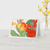 カンナバイタニガミ湖南 カード (黄色い花)