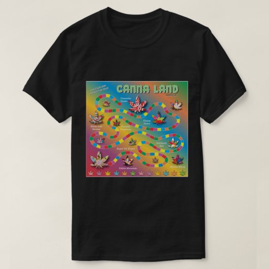 カンナランド Tシャツ (デザイン正面)
