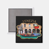 カンナレギオのゴンドラ マグネット (正面/裏面)