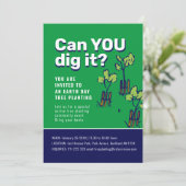 カンニュー・ディグ・イット ツリー・プランティング・イベント アース・デイ 招待状 (スタンド正面)