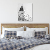 カンヌの新しい写真のカールトンホテル キャンバスプリント (インサイチュ (寝室))