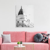 カンヌの新しい写真のカールトンホテル キャンバスプリント (インサイチュ (リビング))