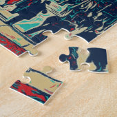 カンヌコートダジュールラクロワセットイリュストフランス ジグソーパズル (側面)