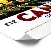 カンヌフランスヴィンテージトラベル ポスター (角)