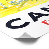 カンヌフランスヴィンテージ旅行ポスター ポスター (角)