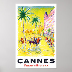 カンヌフランスヴィンテージ旅行ポスター ポスター