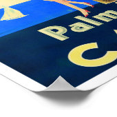 カンヌフランスヴィンテージ旅行 ポスター (角)