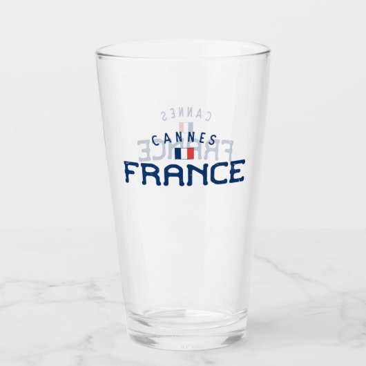 カンヌ動揺してフランス タンブラーグラス (正面)