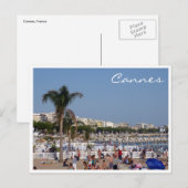 カンヌ沿岸 ポストカード (正面/裏面)