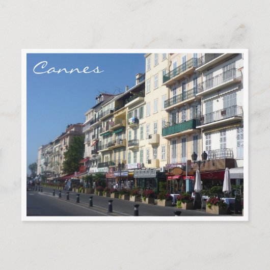 カンヌ街並み ポストカード (正面)