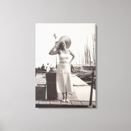 カンヌ1930年代のキャンバス キャンバスプリント