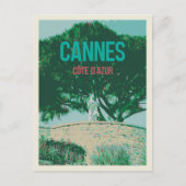 カンヌ・コートダジュールFranceスーケの見解 ポストカード (正面)