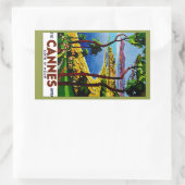 カンヌ – コートドアズール 長方形シール (バッグ)