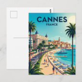 カンヌ フランス ポストカード (正面/裏面)