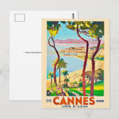 カンヌ フランス 旅行 ポストカード (正面/裏面)