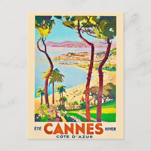カンヌ フランス 旅行 ポストカード (正面)