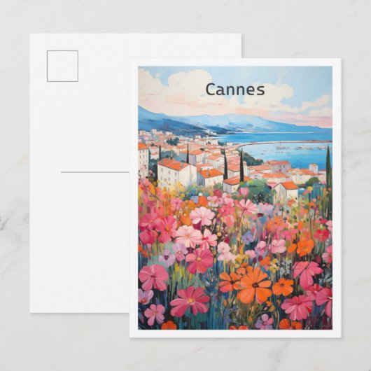 カンヌ フランス 旅行 美意識 ポストカード (正面/裏面)