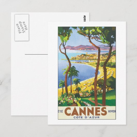 カンヌ ポストカード (正面/裏面)