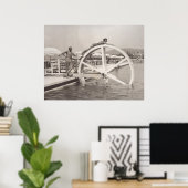 カンヌ、1935年のビーチ ポスター (ホームオフィス)