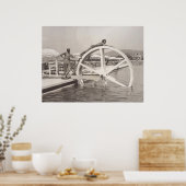 カンヌ、1935年のビーチ ポスター (キッチン)