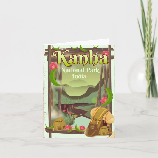 カンハ国立公園インド シーズンカード (正面)