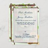 カンハ国立公園インド 招待状 (正面/裏面)