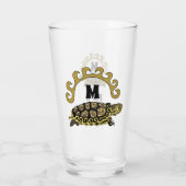 カンバカラフルーランドスライダートルモノグラム タンブラーグラス (裏面)