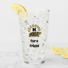 カンバカラフルーランドスライダートルモノグラム タンブラーグラス