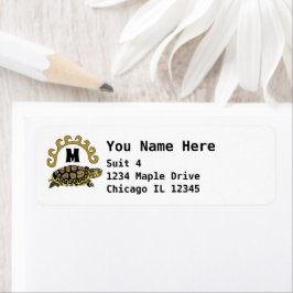 カンバカラフルーランドスライダートルモノグラム ラベル