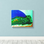 カンバスアートマウンテン キャンバスプリント (インサイチュ (ウッドフロア))