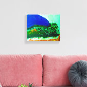 カンバスアートマウンテン キャンバスプリント (インサイチュ (リビング))