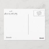 カンバスバックダックのプロフィール(メス) ポストカード (裏面)